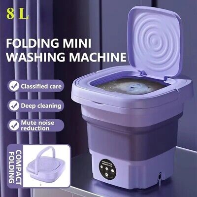 Electric Portable Mini Washing Machine - 8 Litres